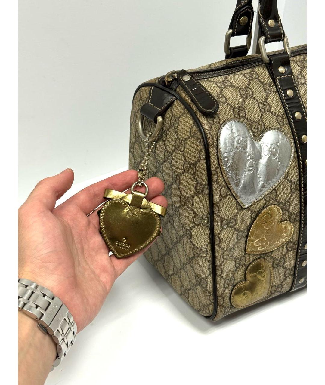 GUCCI Бежевая сумка с короткими ручками, фото 3