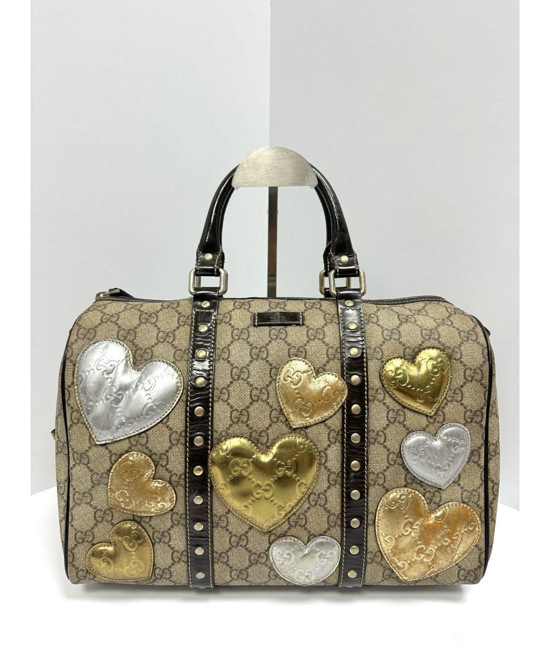 GUCCI Бежевая сумка с короткими ручками, фото 4