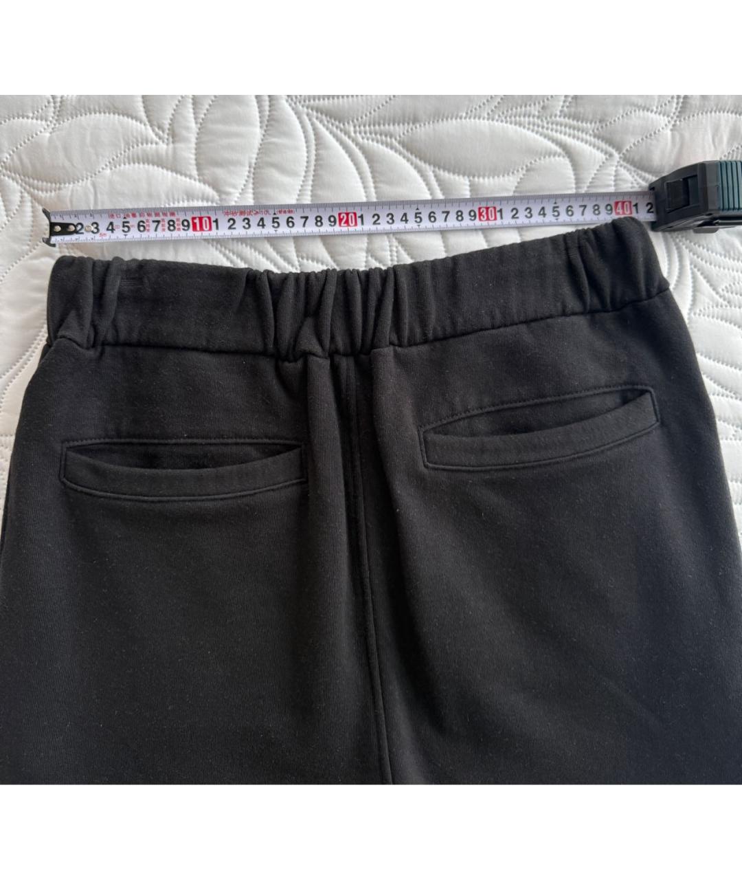 CHROME HEARTS Черные хлопковые повседневные брюки, фото 5