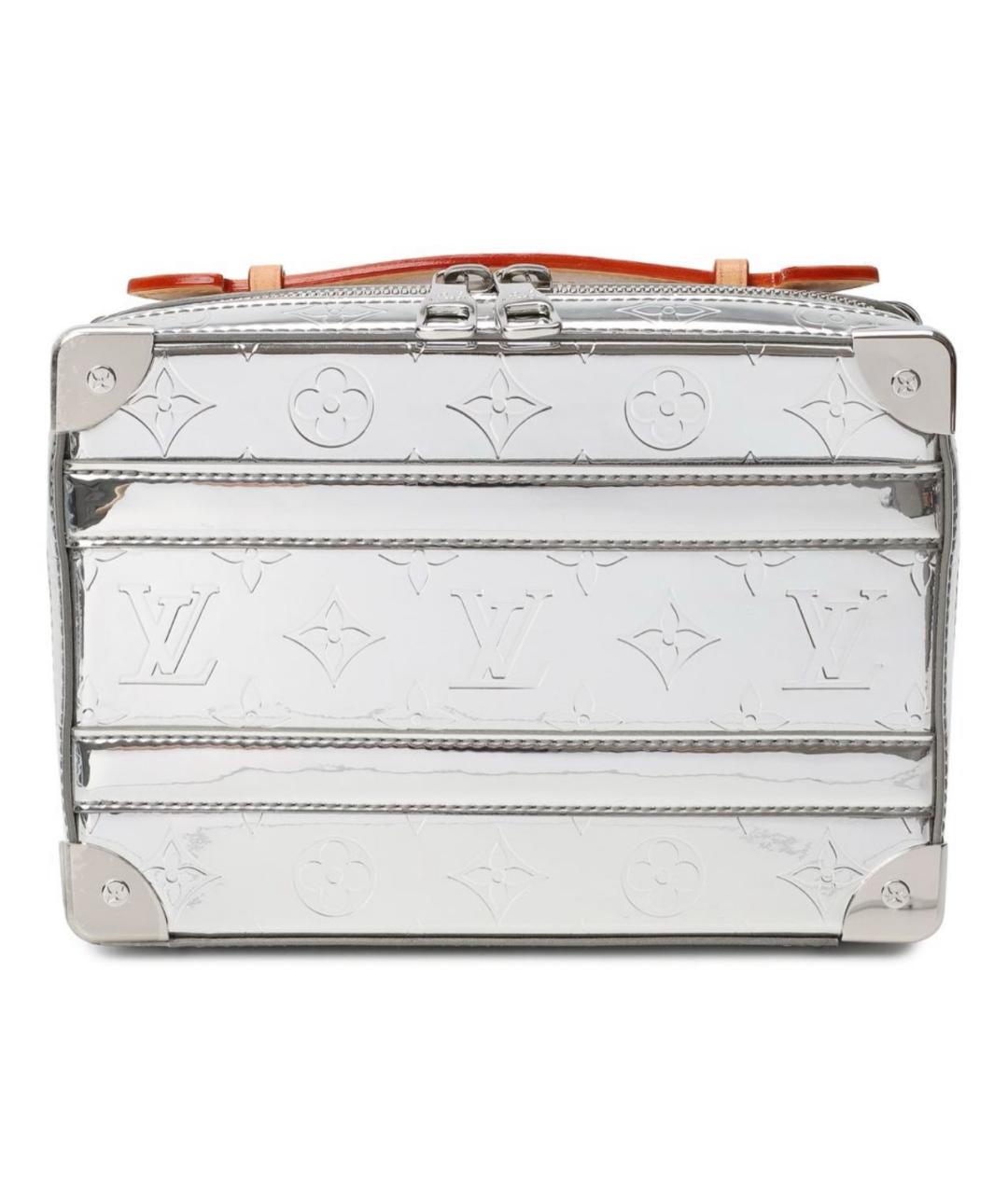 LOUIS VUITTON Серебряная сумка через плечо из лакированной кожи, фото 9