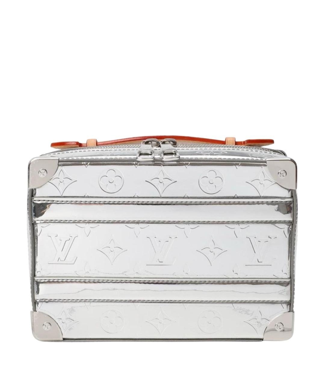 LOUIS VUITTON Серебряная сумка через плечо из лакированной кожи, фото 1