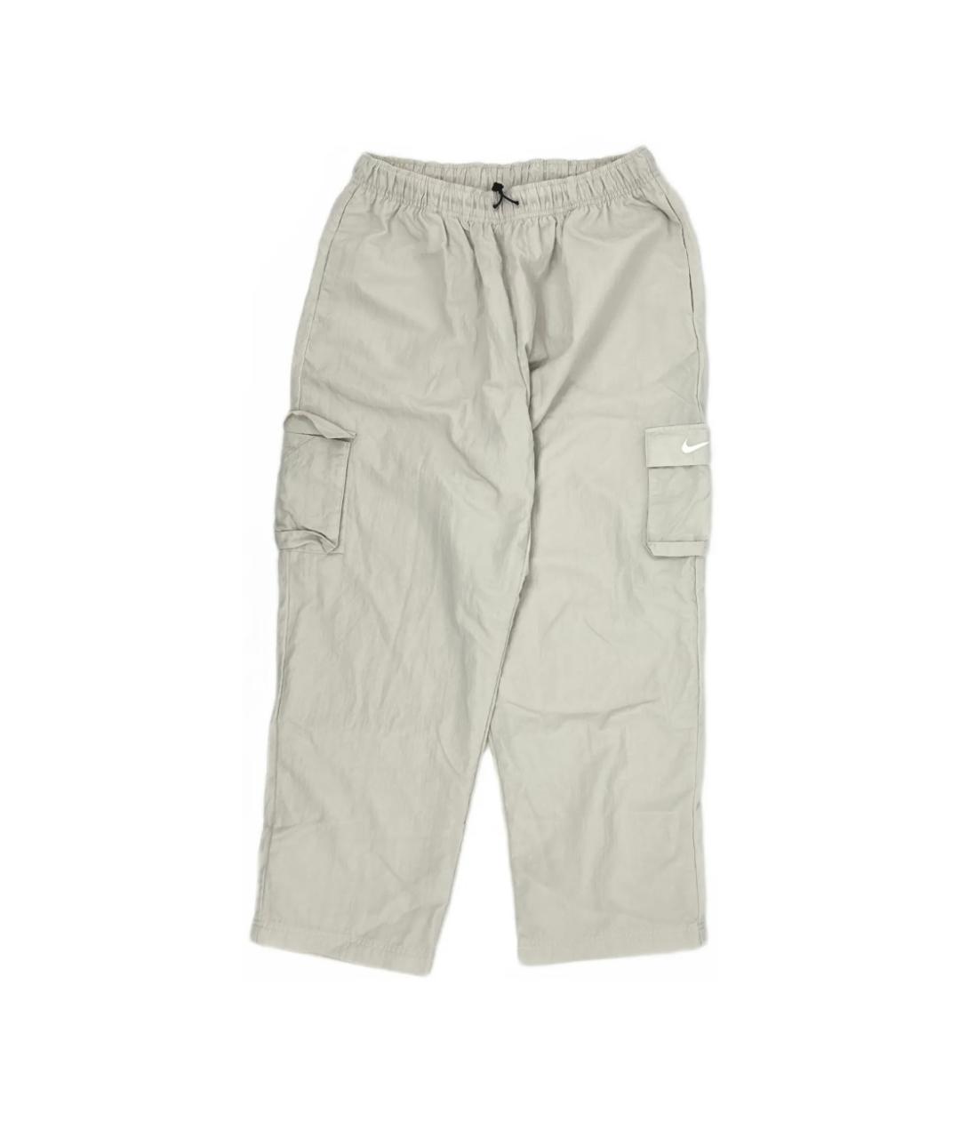 NIKE Бежевые спортивные брюки и шорты, фото 2