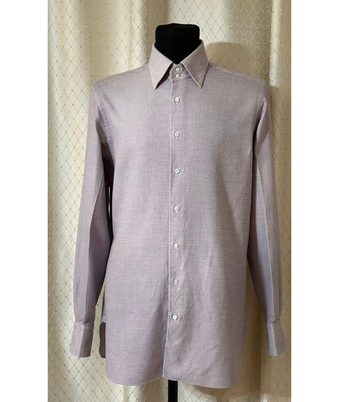 ZILLI Мульти хлопковая классическая рубашка, фото 4