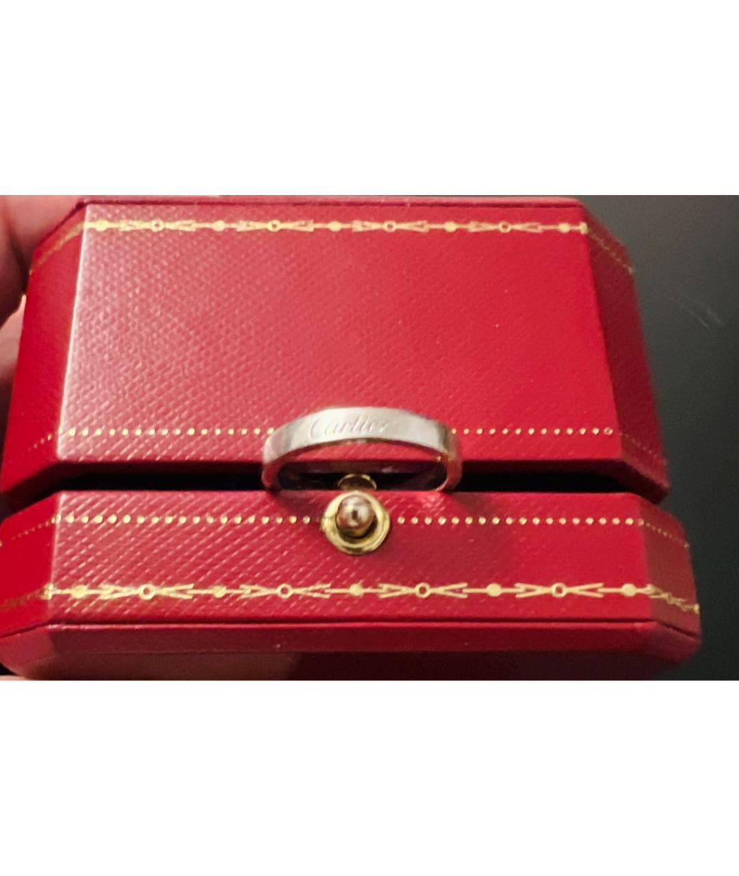 CARTIER Серебряное платиновое кольцо, фото 7
