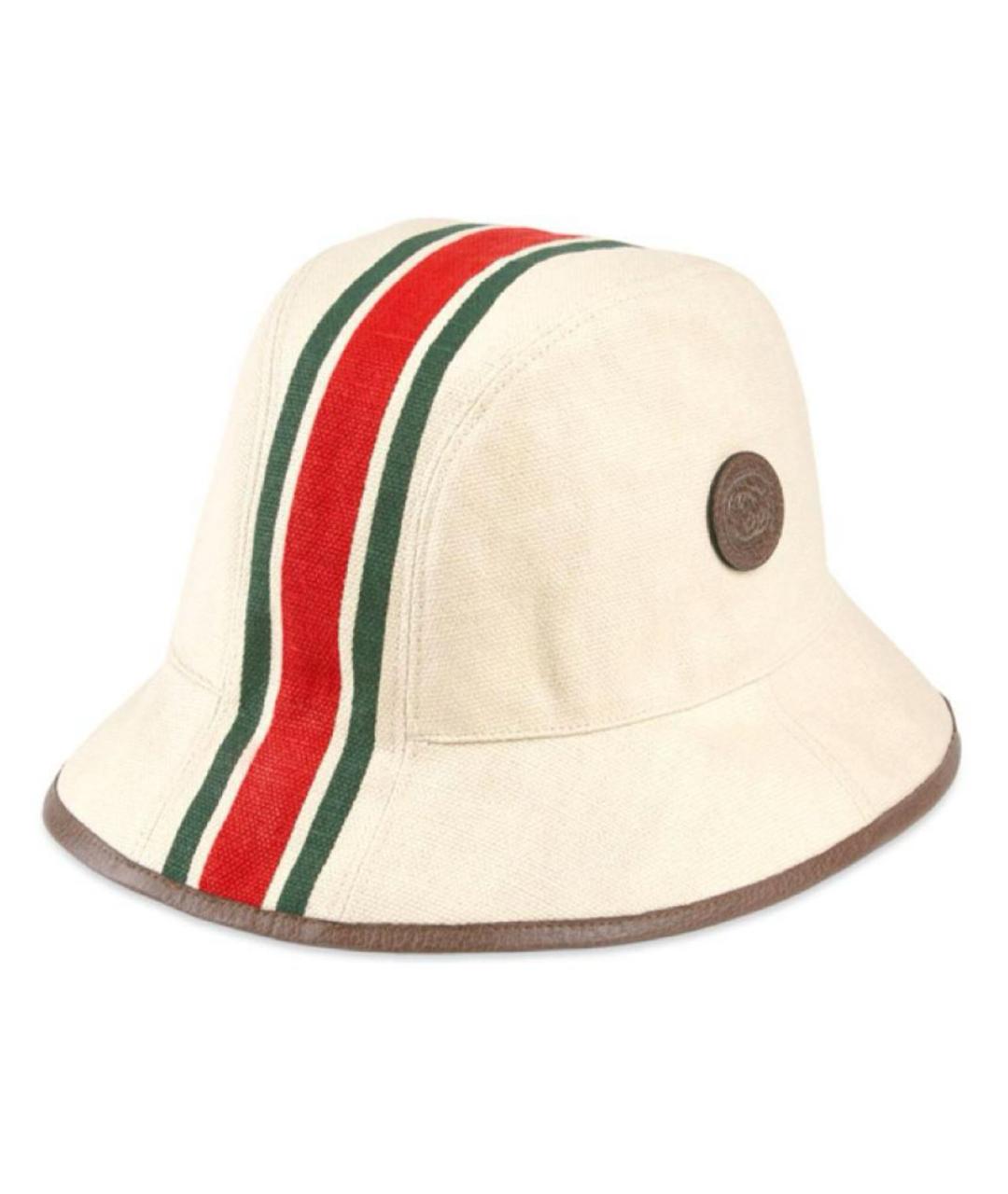 GUCCI Бежевая хлопковая шляпа, фото 1