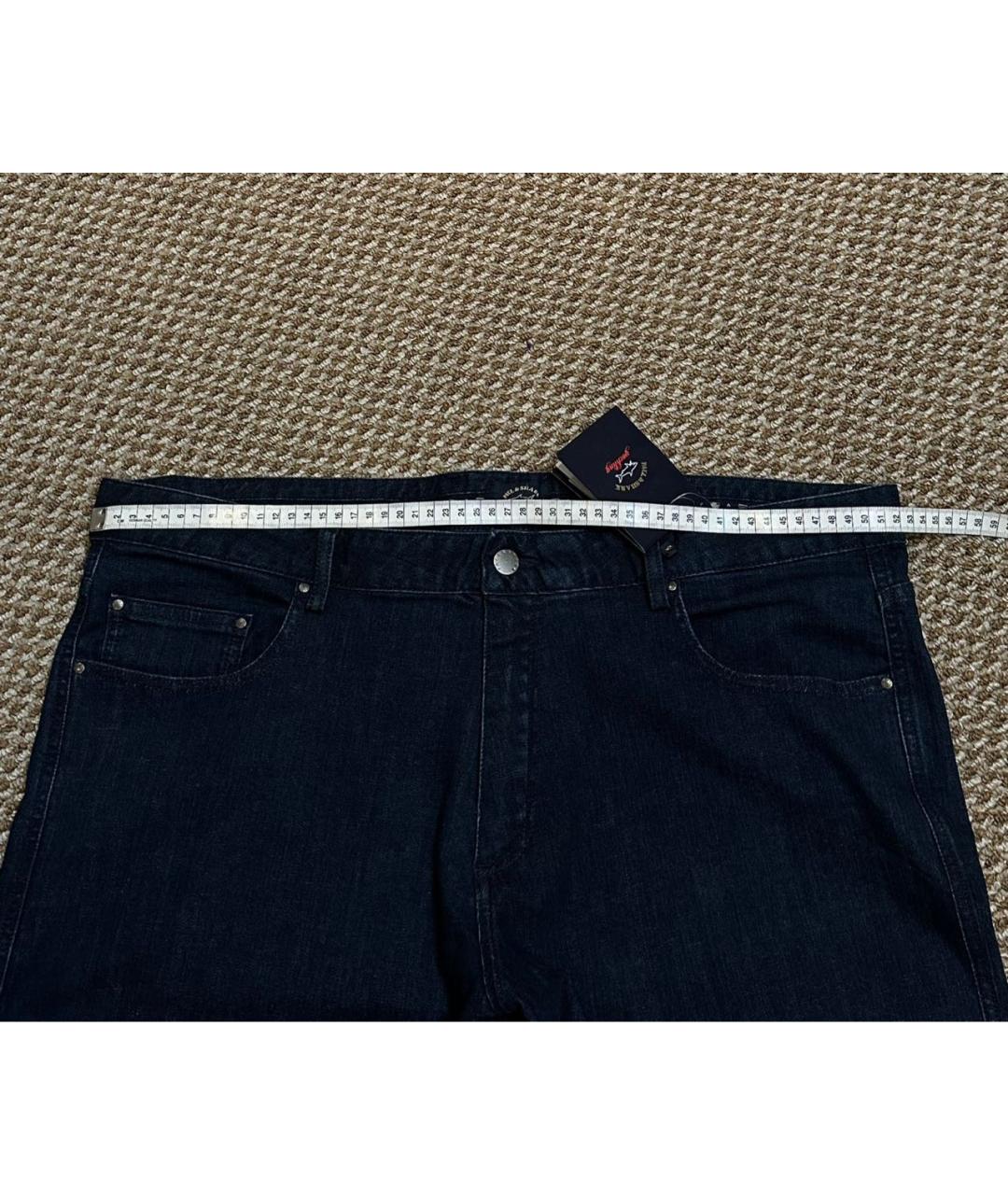 PAUL & SHARK Темно-синие хлопковые джинсы, фото 8