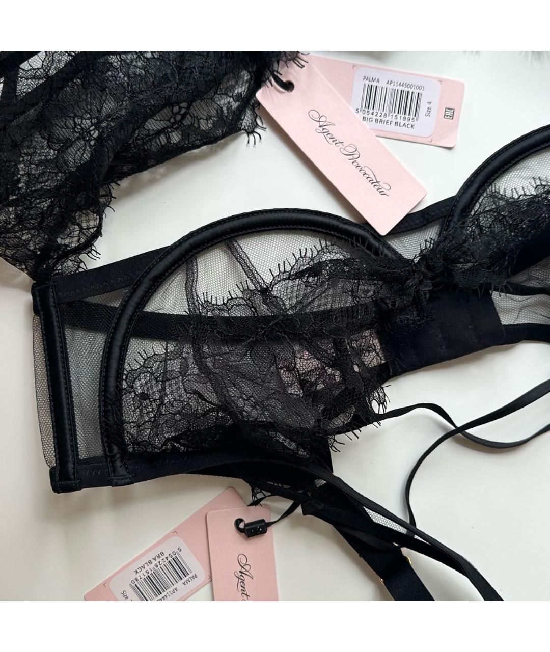 AGENT PROVOCATEUR Черный бюстгалтеры, фото 4