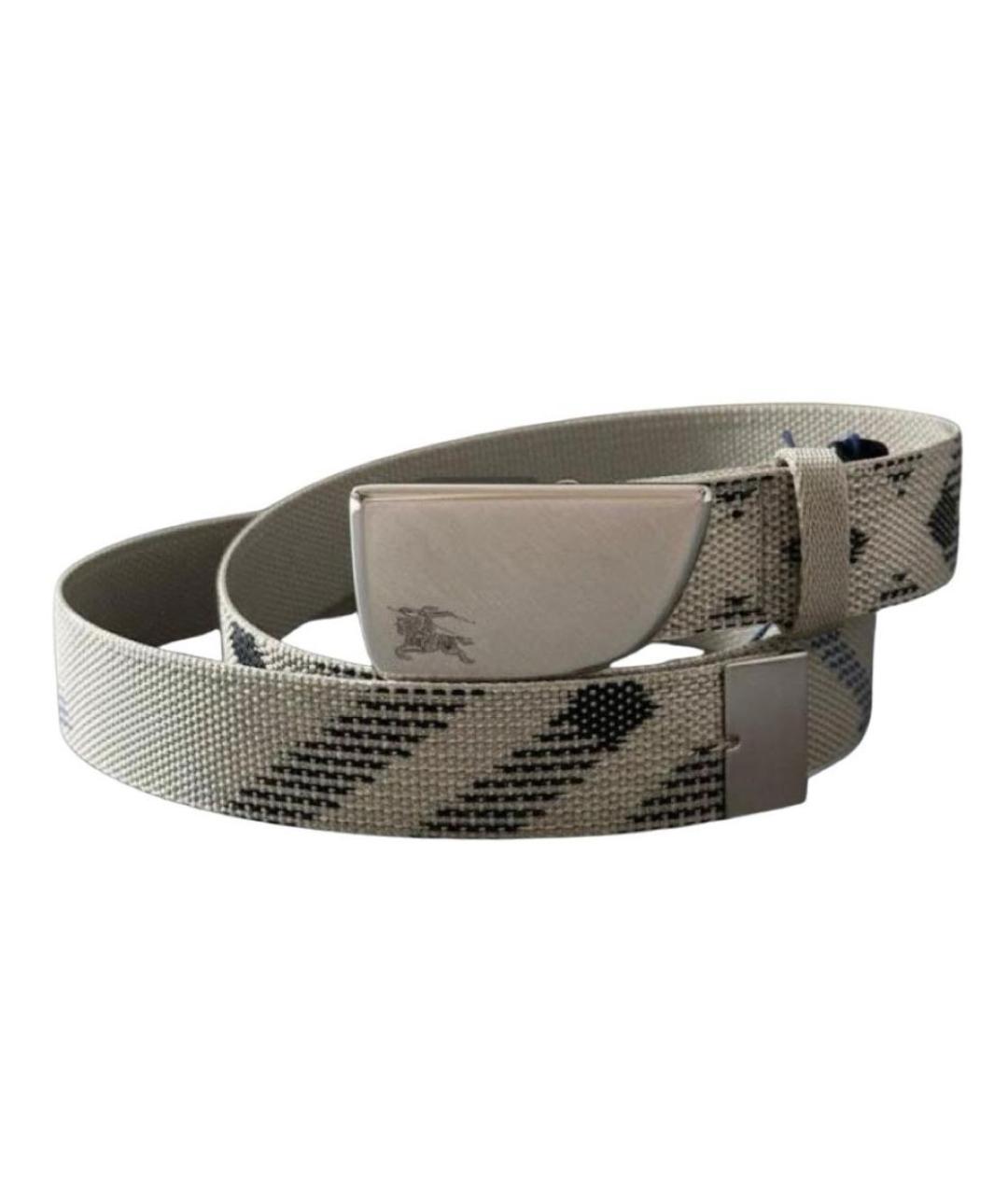 BURBERRY Бежевый ремень, фото 1