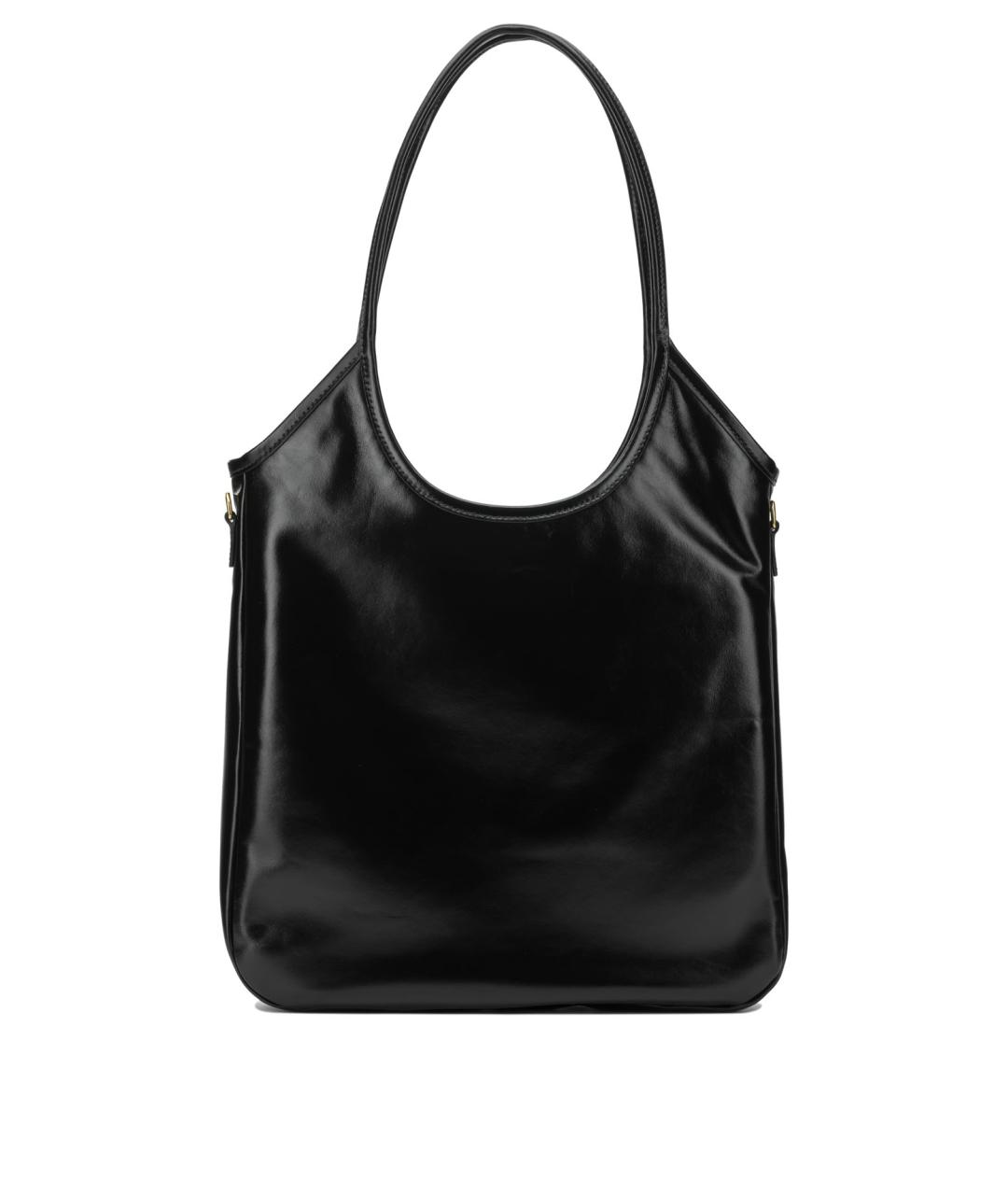 MIU MIU Черная кожаная сумка тоут, фото 3