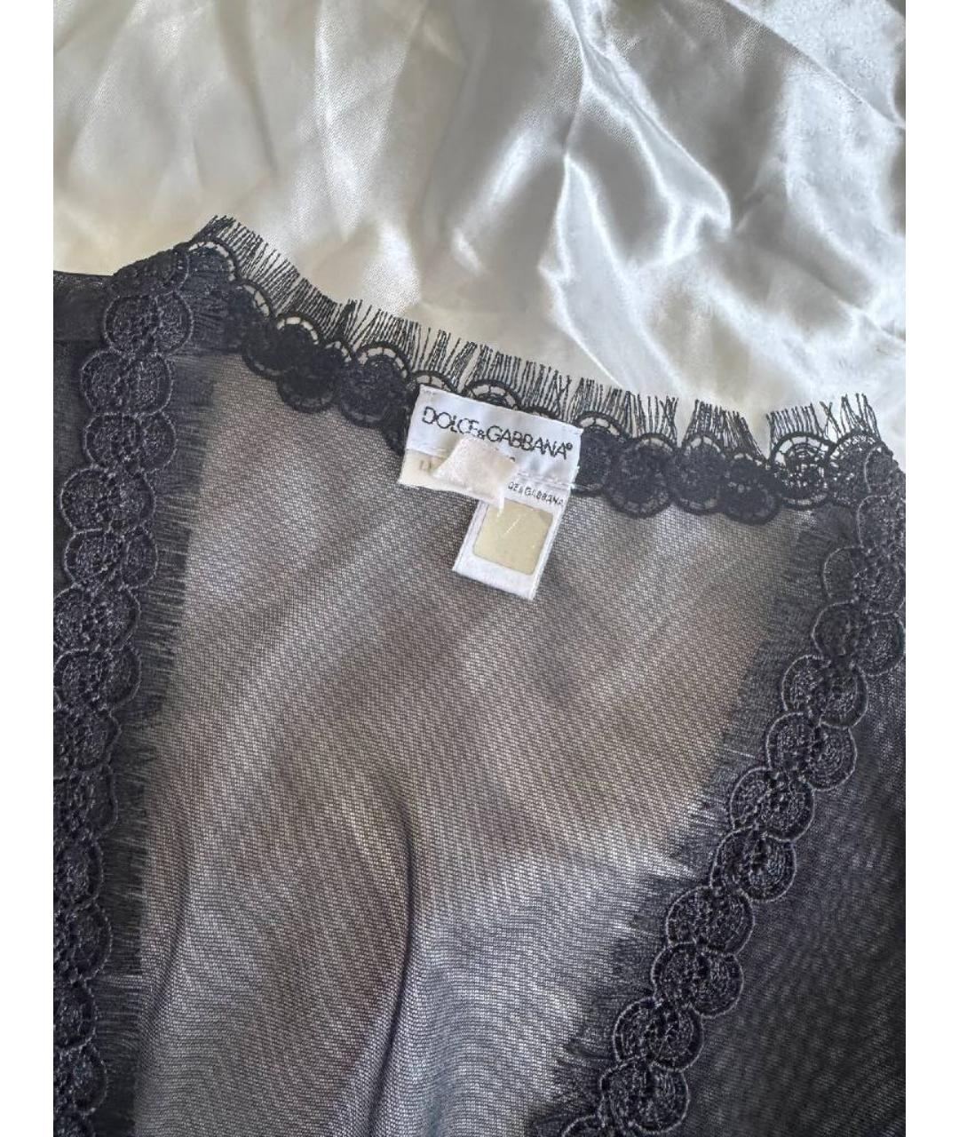 DOLCE&GABBANA Черный халаты, фото 6