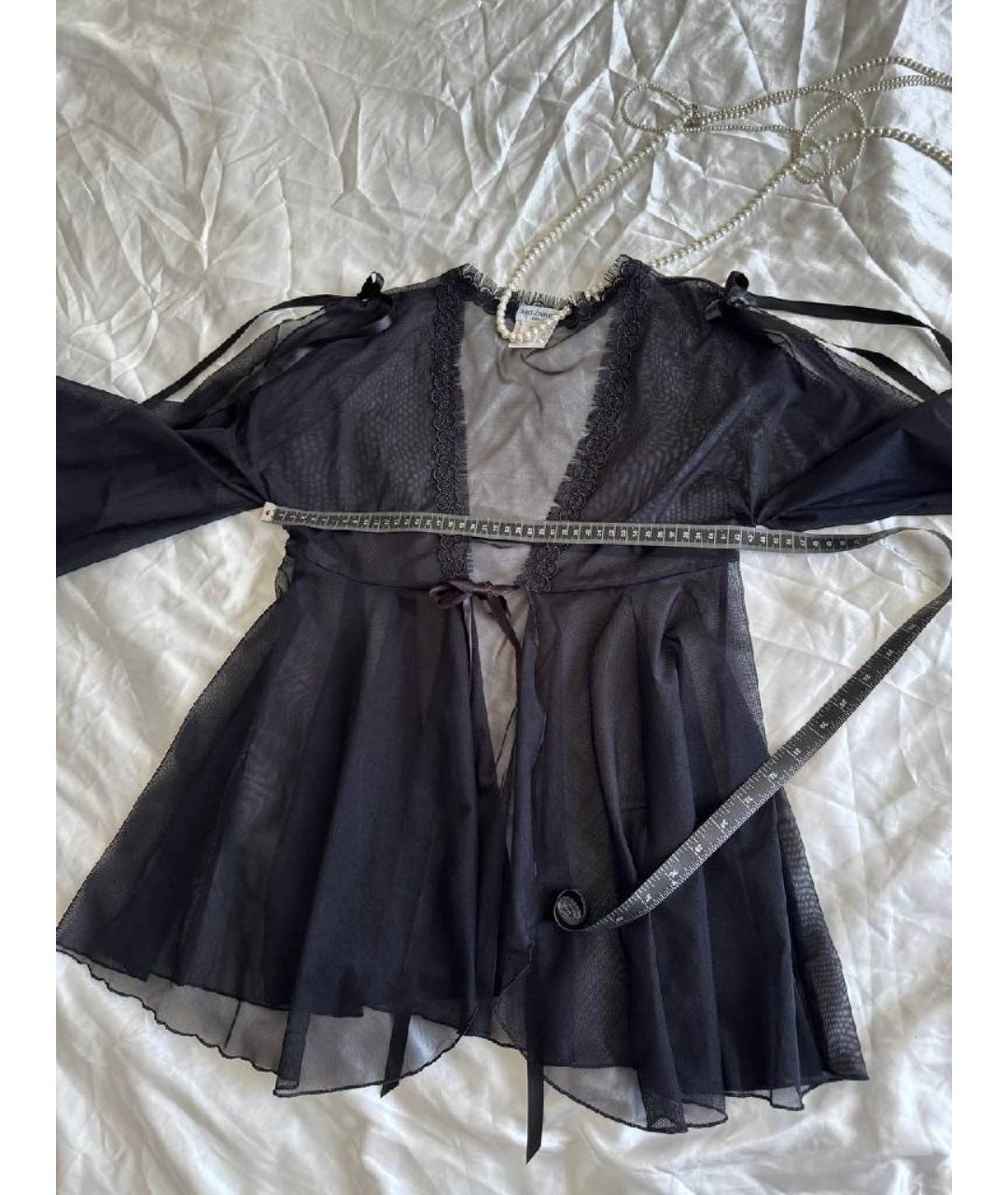 DOLCE&GABBANA Черный халаты, фото 8