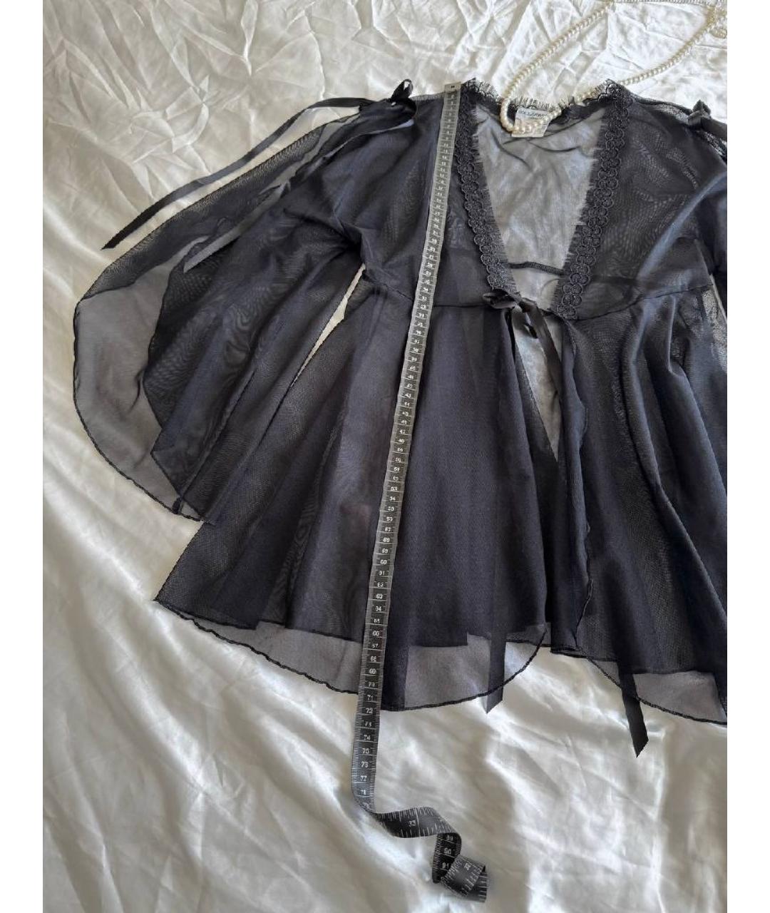 DOLCE&GABBANA Черный халаты, фото 7
