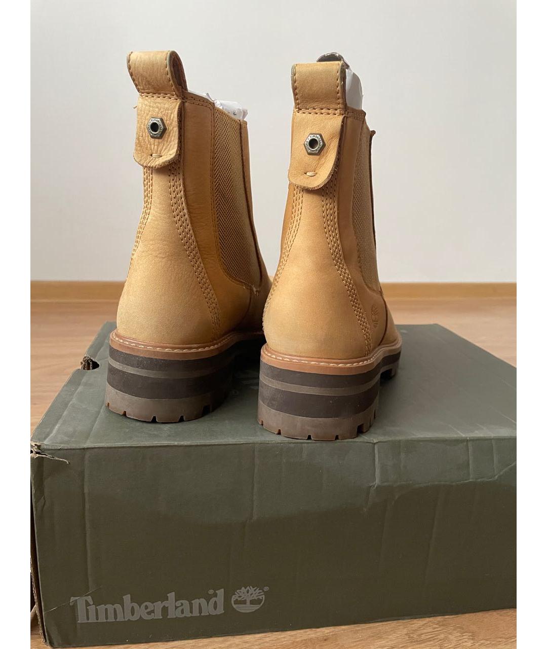 TIMBERLAND Коричневые кожаные полусапоги, фото 4