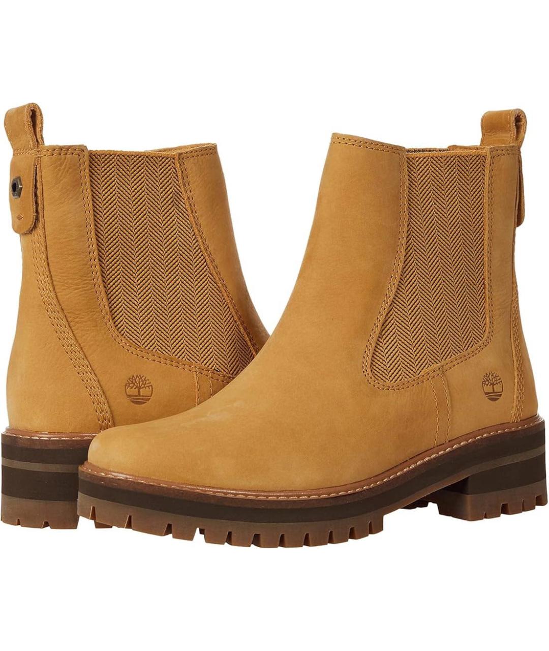 TIMBERLAND Коричневые кожаные полусапоги, фото 9