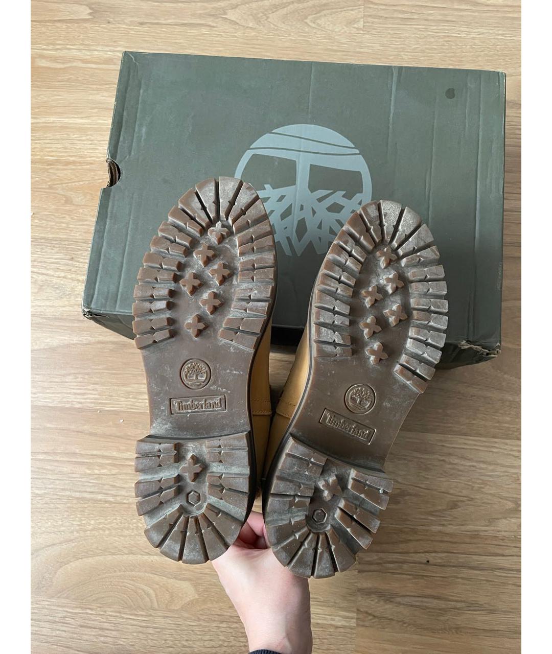 TIMBERLAND Коричневые кожаные полусапоги, фото 7