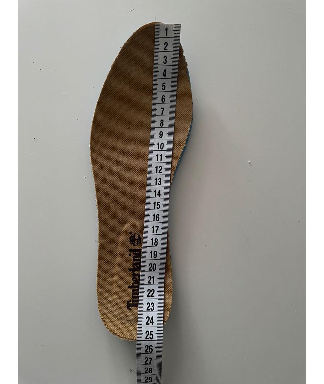 TIMBERLAND Горчичные кожаные ботинки, фото 7