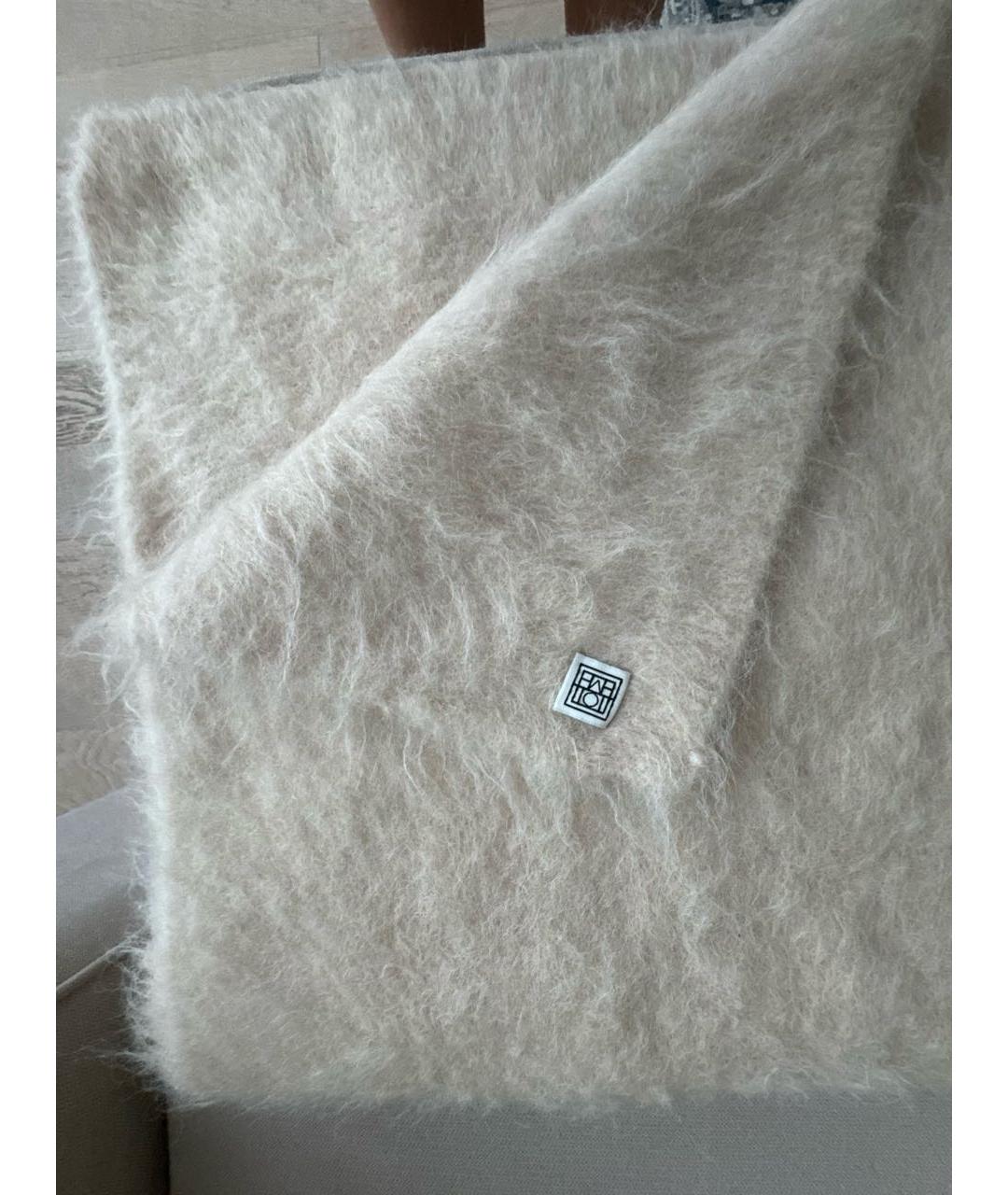 TOTEME Бежевый шерстяной шарф, фото 2