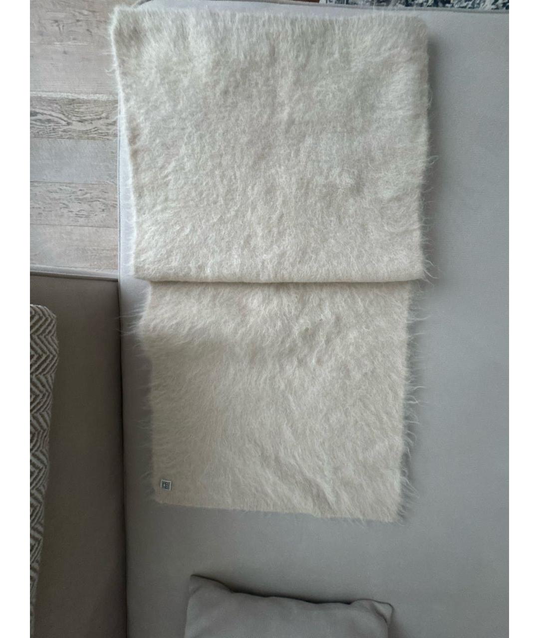 TOTEME Бежевый шерстяной шарф, фото 4