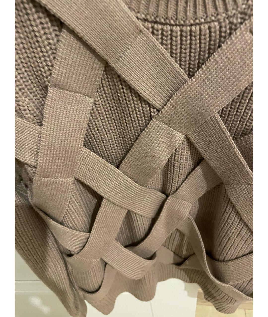 BURBERRY Коричневый кашемировый джемпер / свитер, фото 4