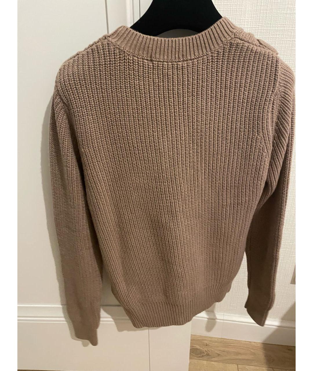 BURBERRY Коричневый кашемировый джемпер / свитер, фото 2