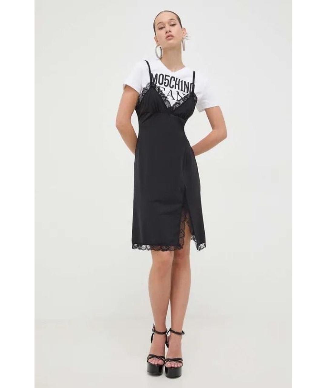 MOSCHINO Черное коктейльное платье, фото 2