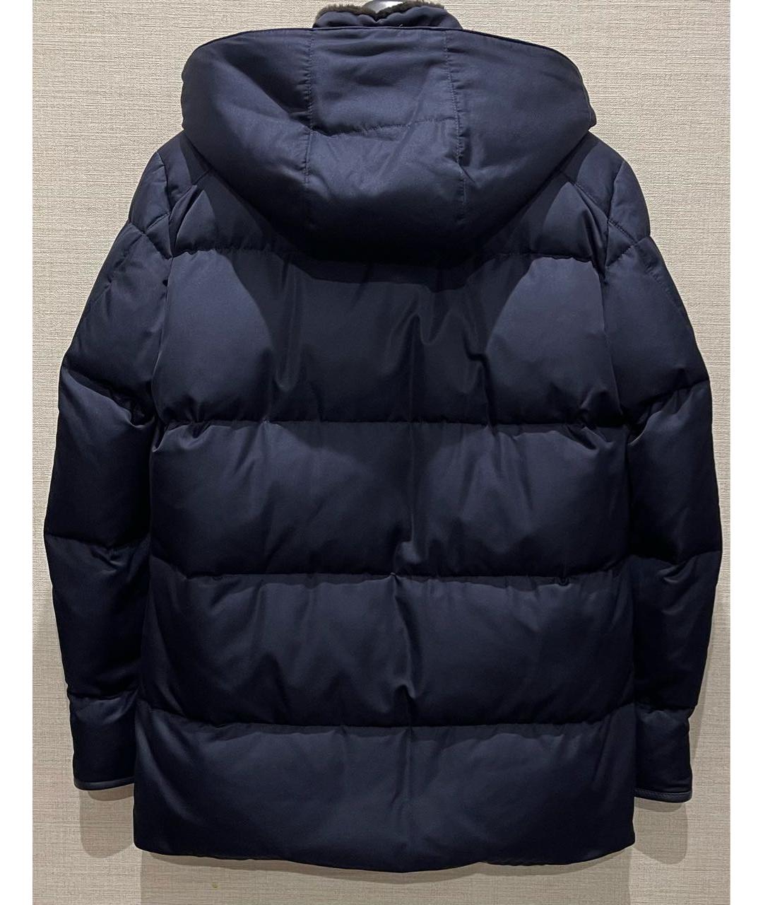 BRIONI Черный шелковый пуховик, фото 2