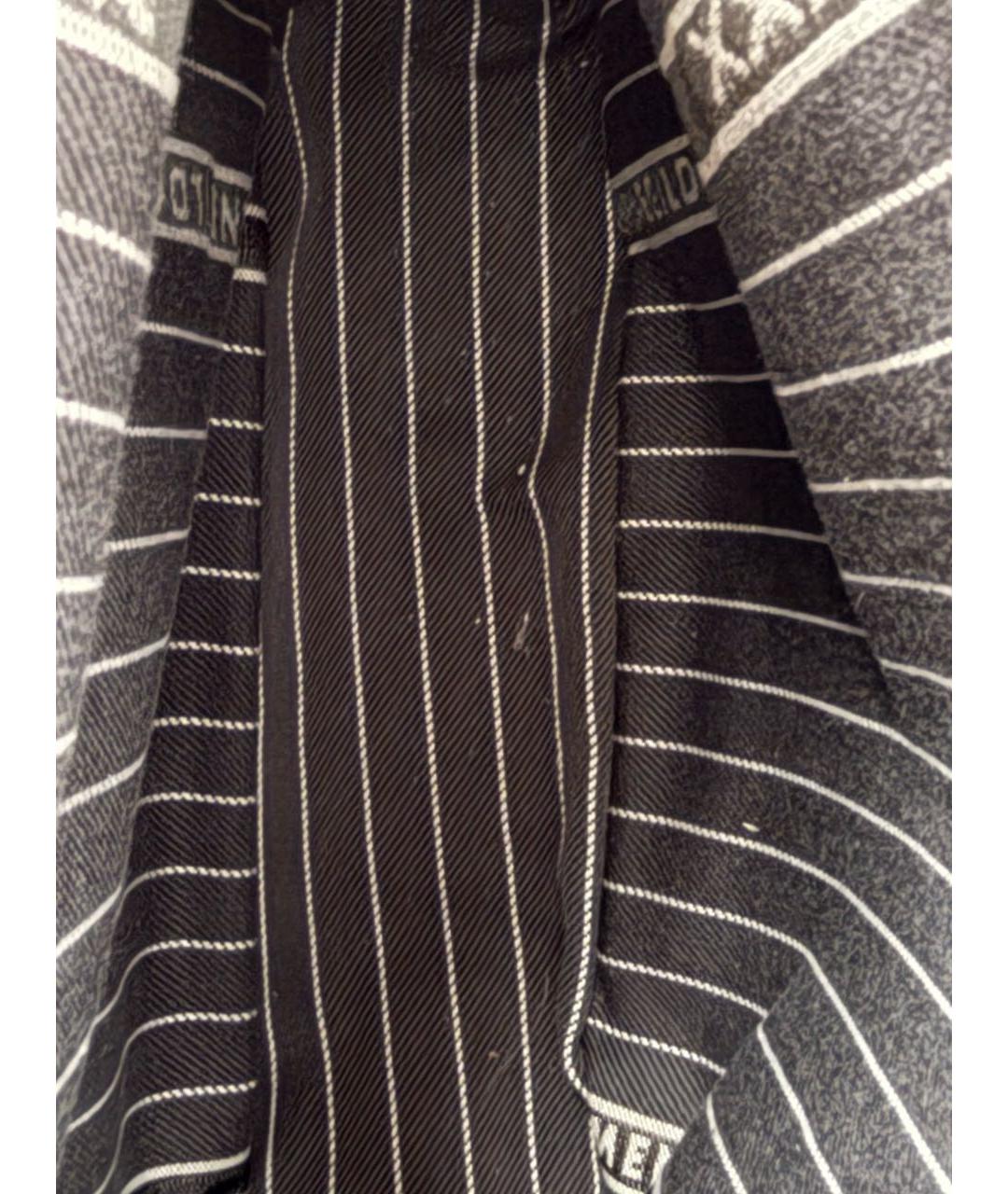 ERMENEGILDO ZEGNA XXX Черная кожаная сумка на плечо, фото 4