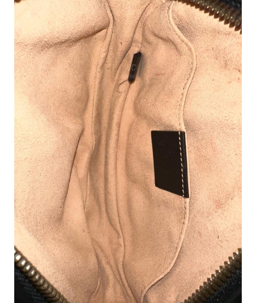 GUCCI Черная кожаная поясная сумка, фото 8