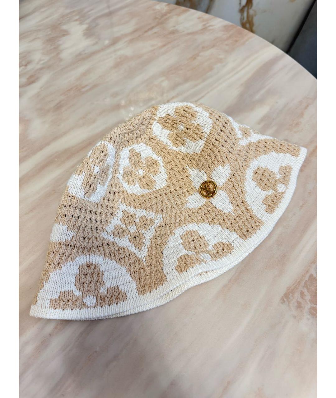 LOUIS VUITTON Бежевая панама, фото 6