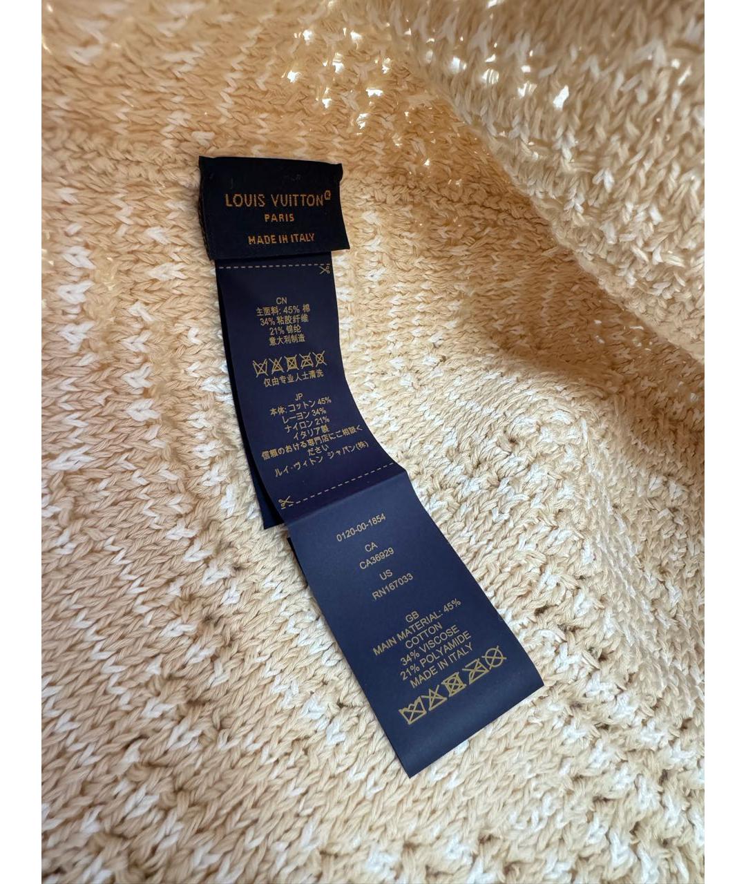 LOUIS VUITTON Бежевая панама, фото 4