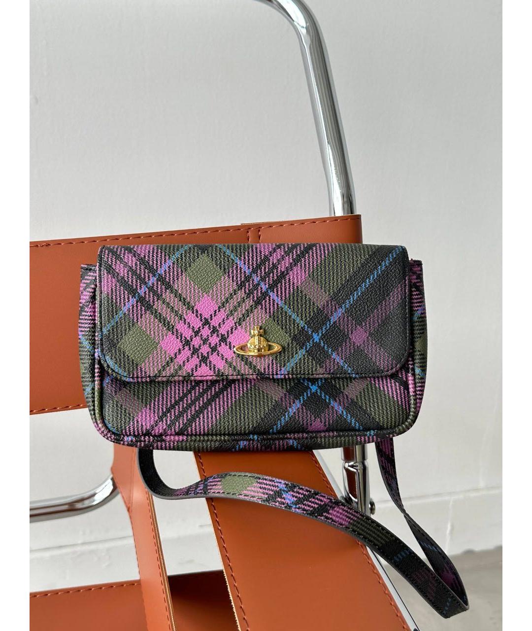 VIVIENNE WESTWOOD Мульти кожаная сумка через плечо, фото 2