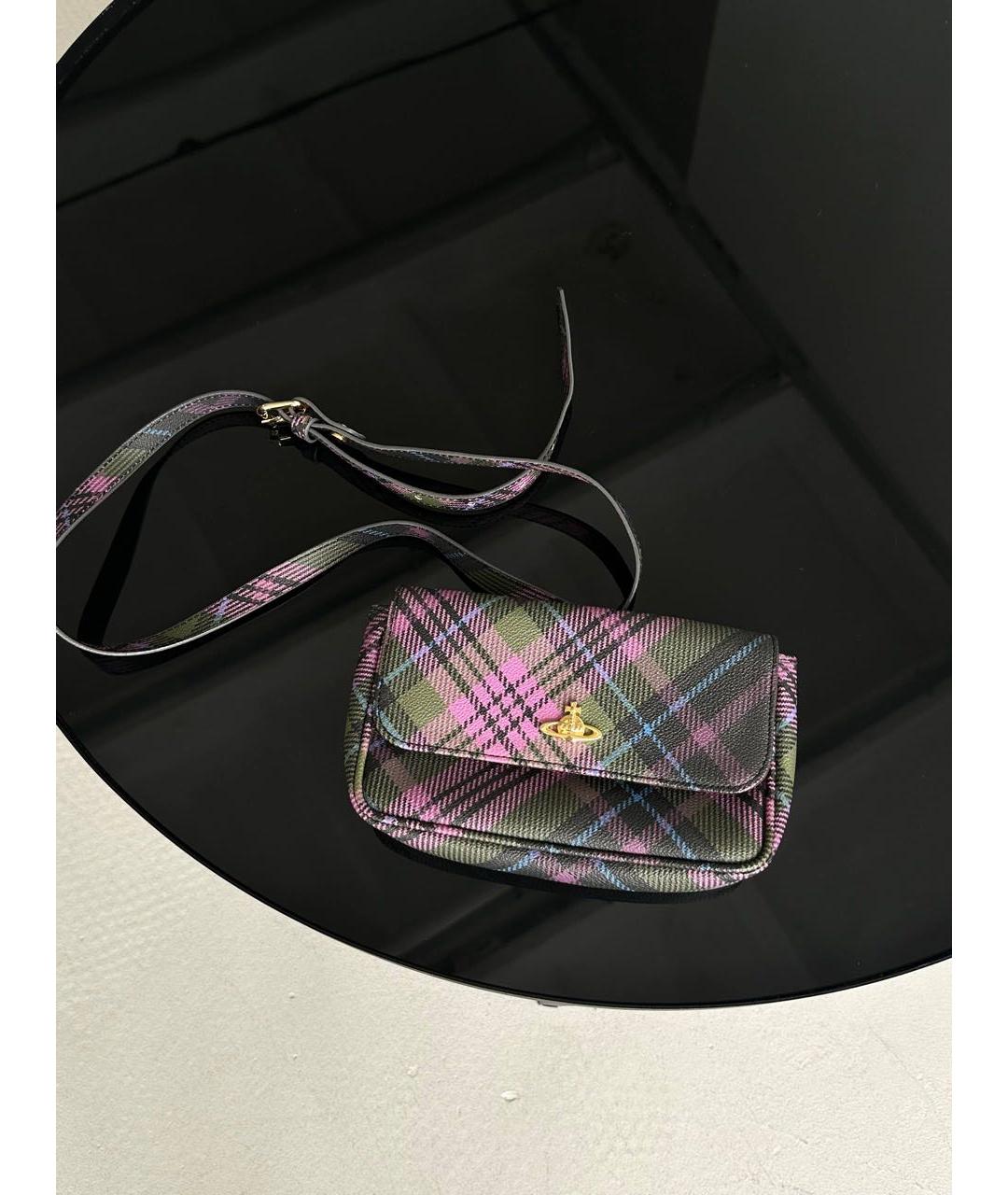 VIVIENNE WESTWOOD Мульти кожаная сумка через плечо, фото 7