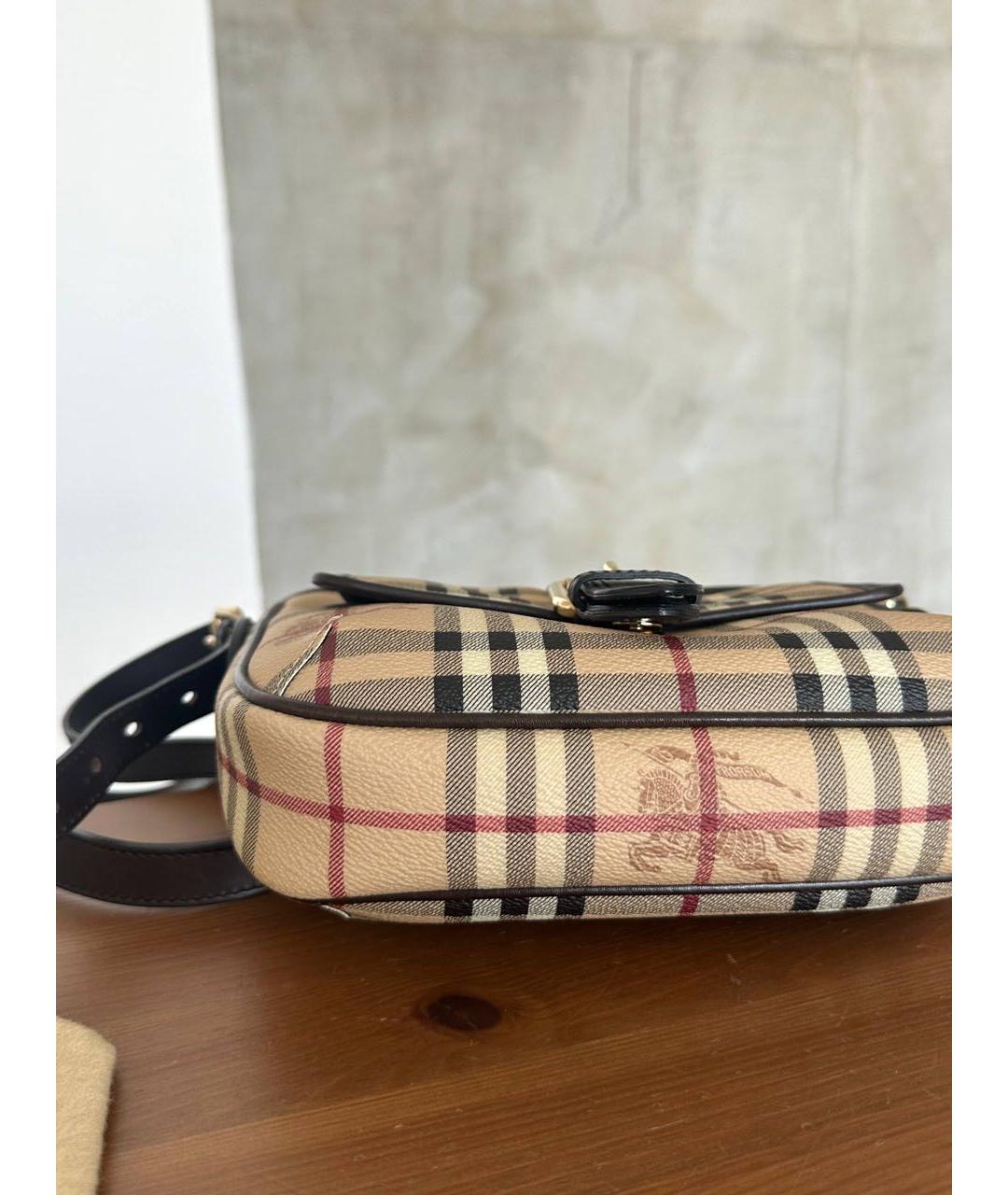 BURBERRY Бежевая сумка через плечо, фото 5