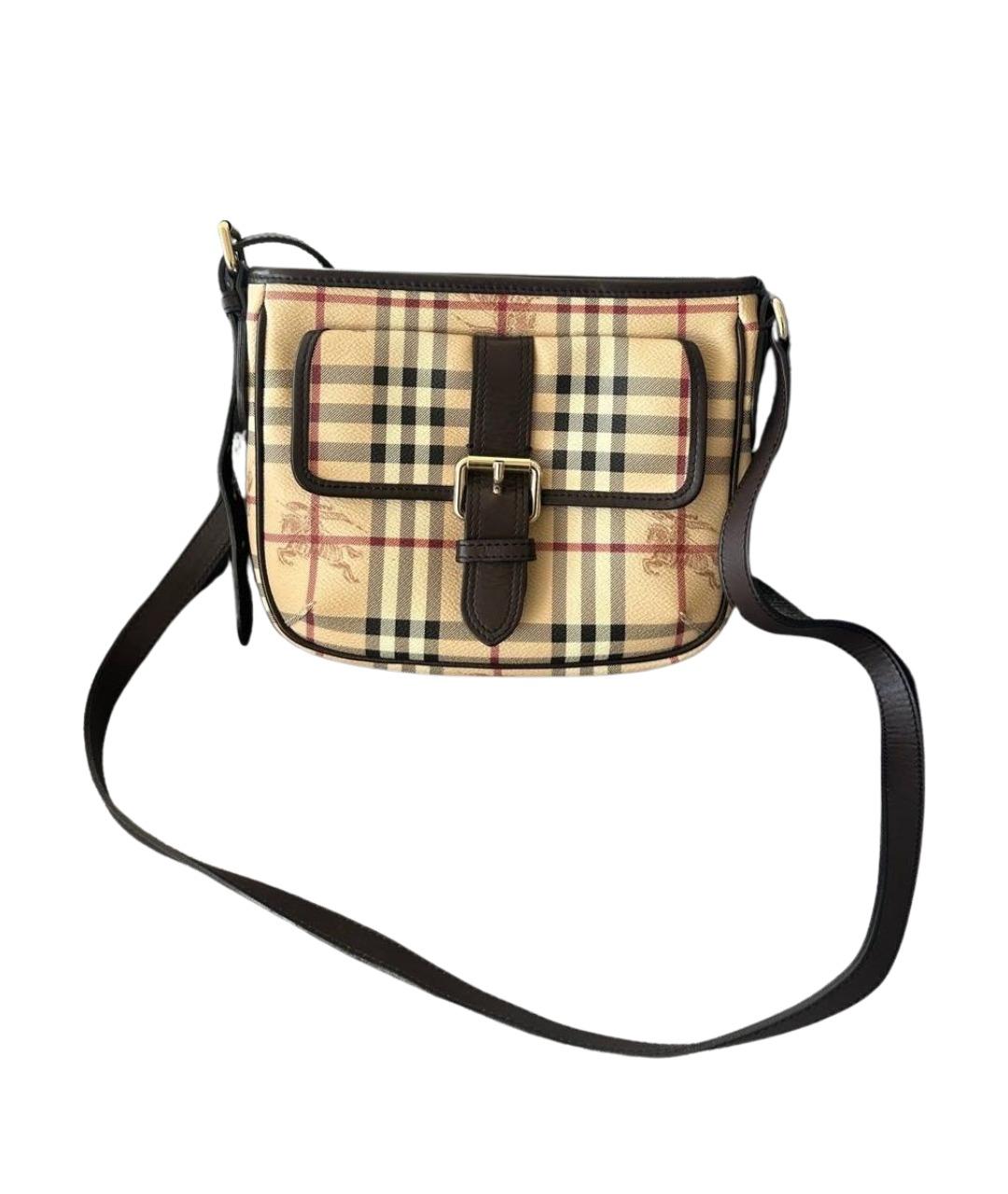 BURBERRY Бежевая сумка через плечо, фото 1