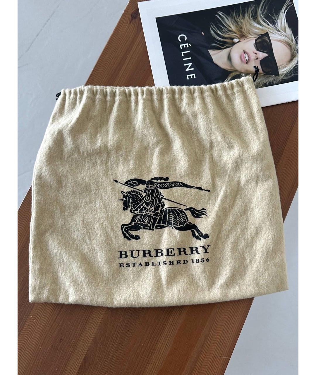 BURBERRY Бежевая сумка через плечо, фото 6