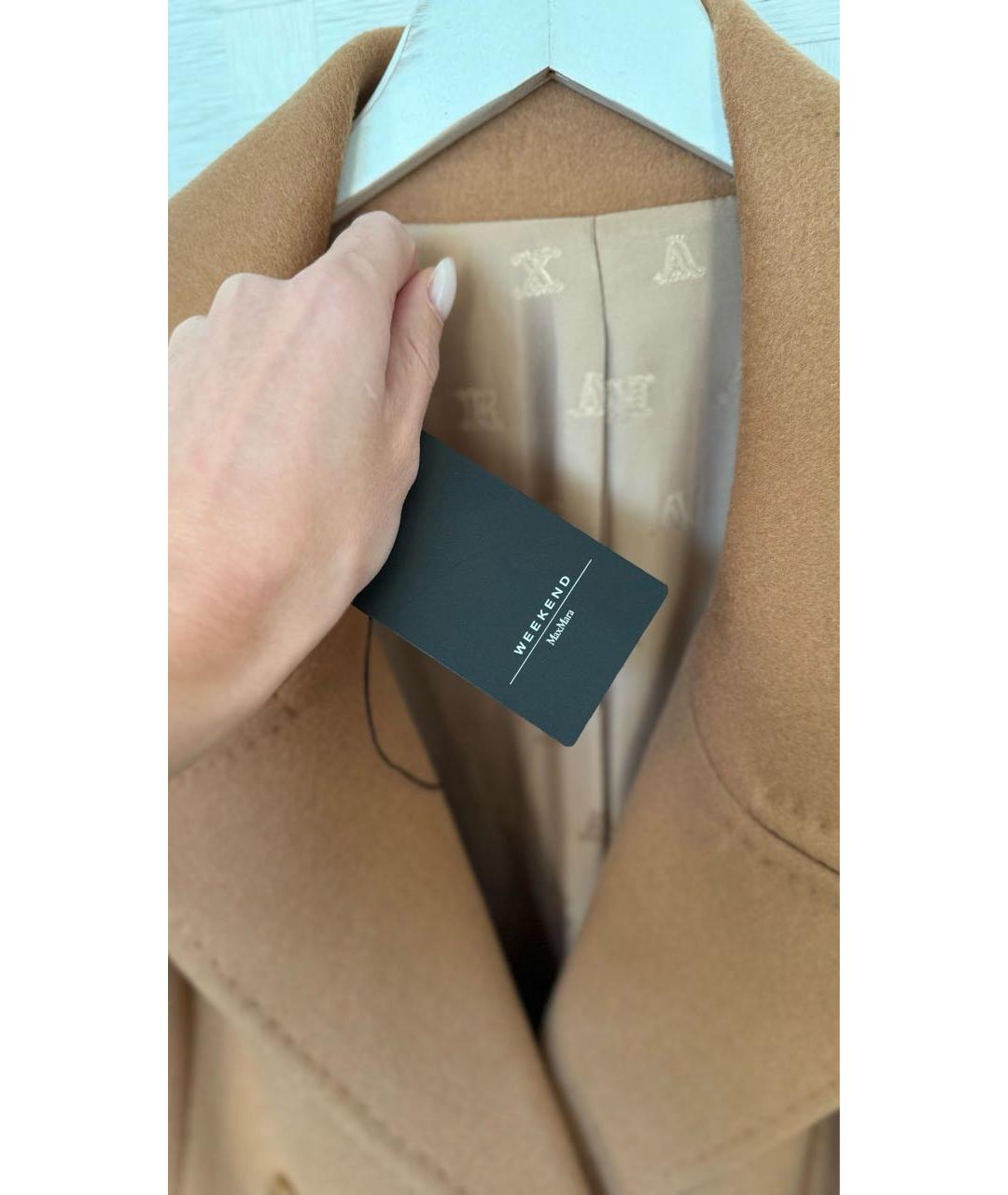 WEEKEND MAX MARA Коричневое пальто, фото 4