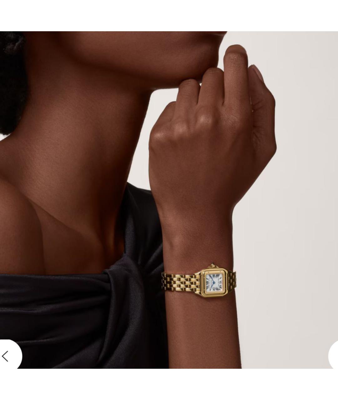 CARTIER Золотые часы из желтого золота, фото 4