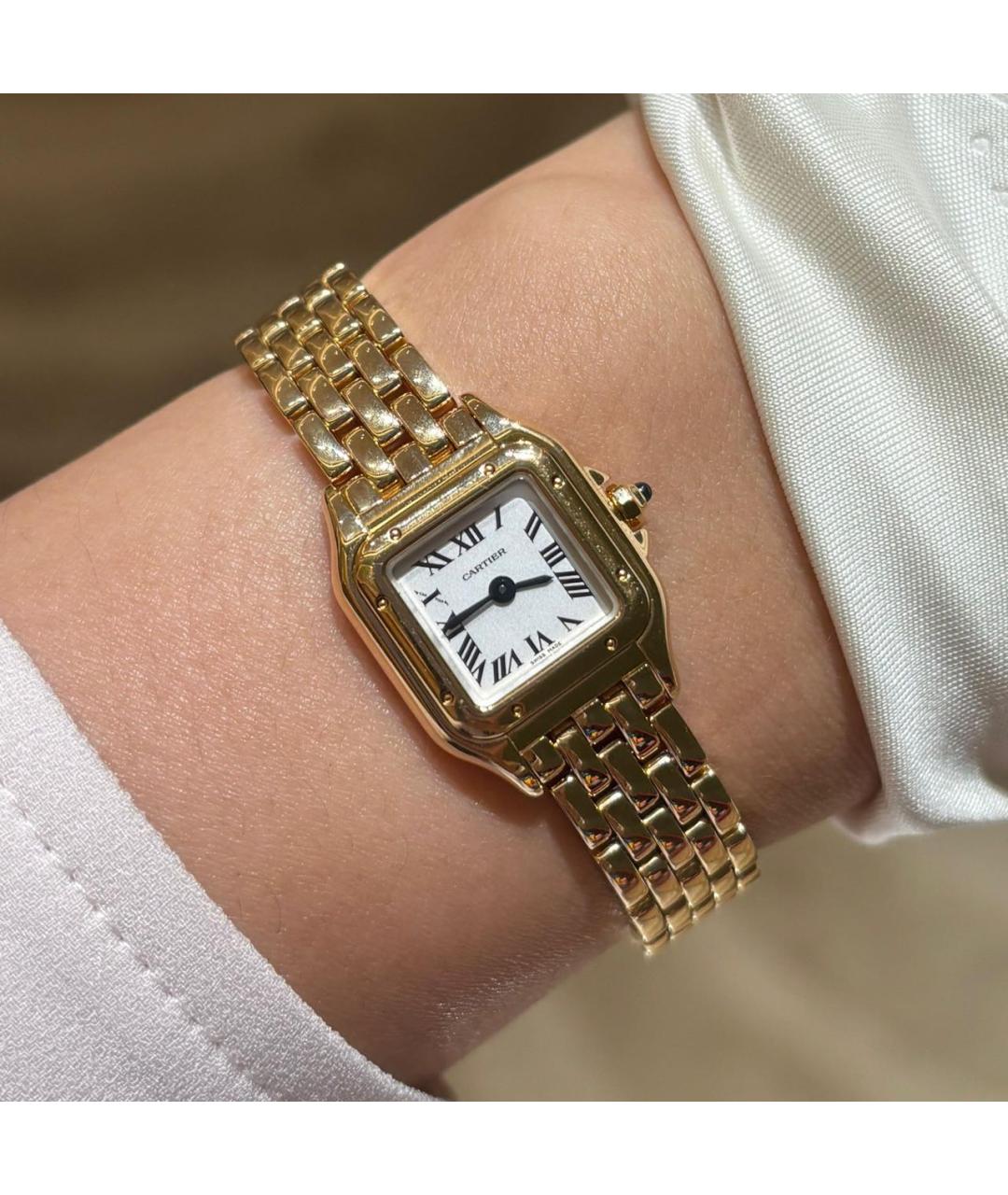 CARTIER Золотые часы из желтого золота, фото 2