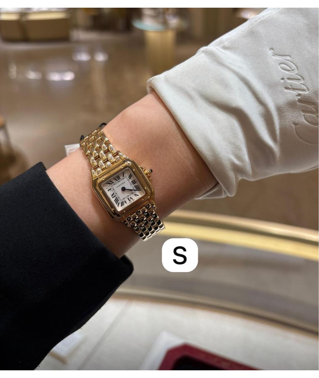 CARTIER Золотые часы из желтого золота, фото 3