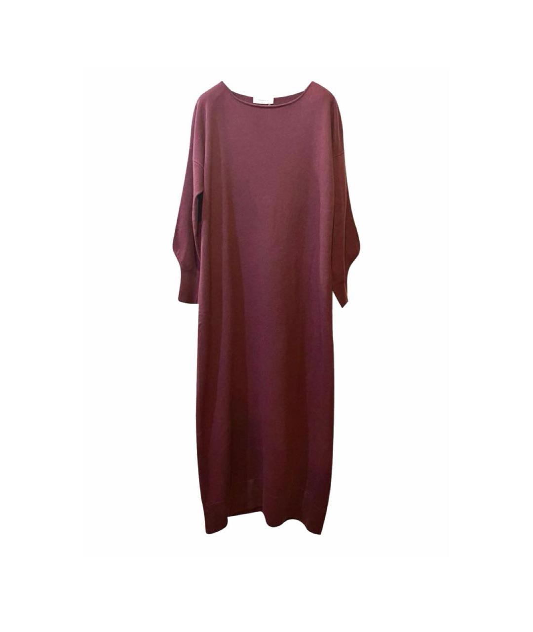 FABIANA FILIPPI Бордовое шерстяное платье, фото 1