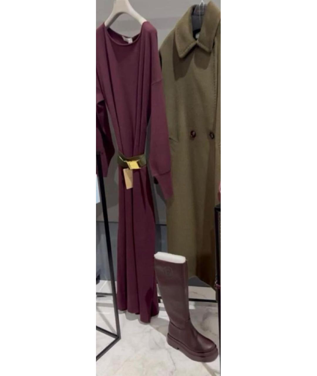 FABIANA FILIPPI Бордовое шерстяное платье, фото 8