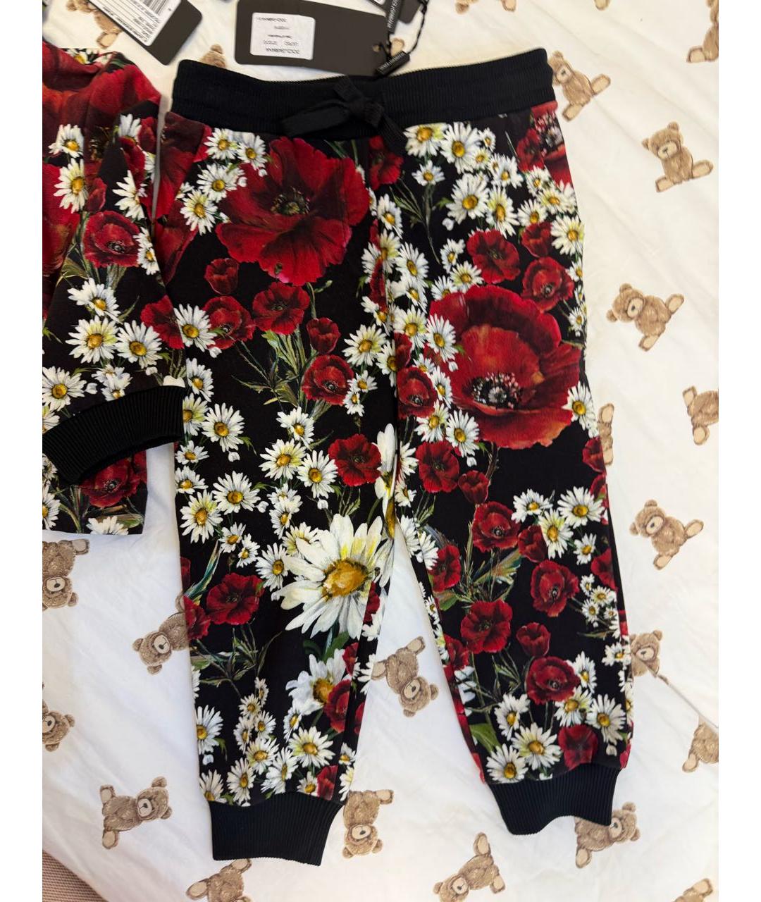 DOLCE&GABBANA Черный хлопковый комплект, фото 4