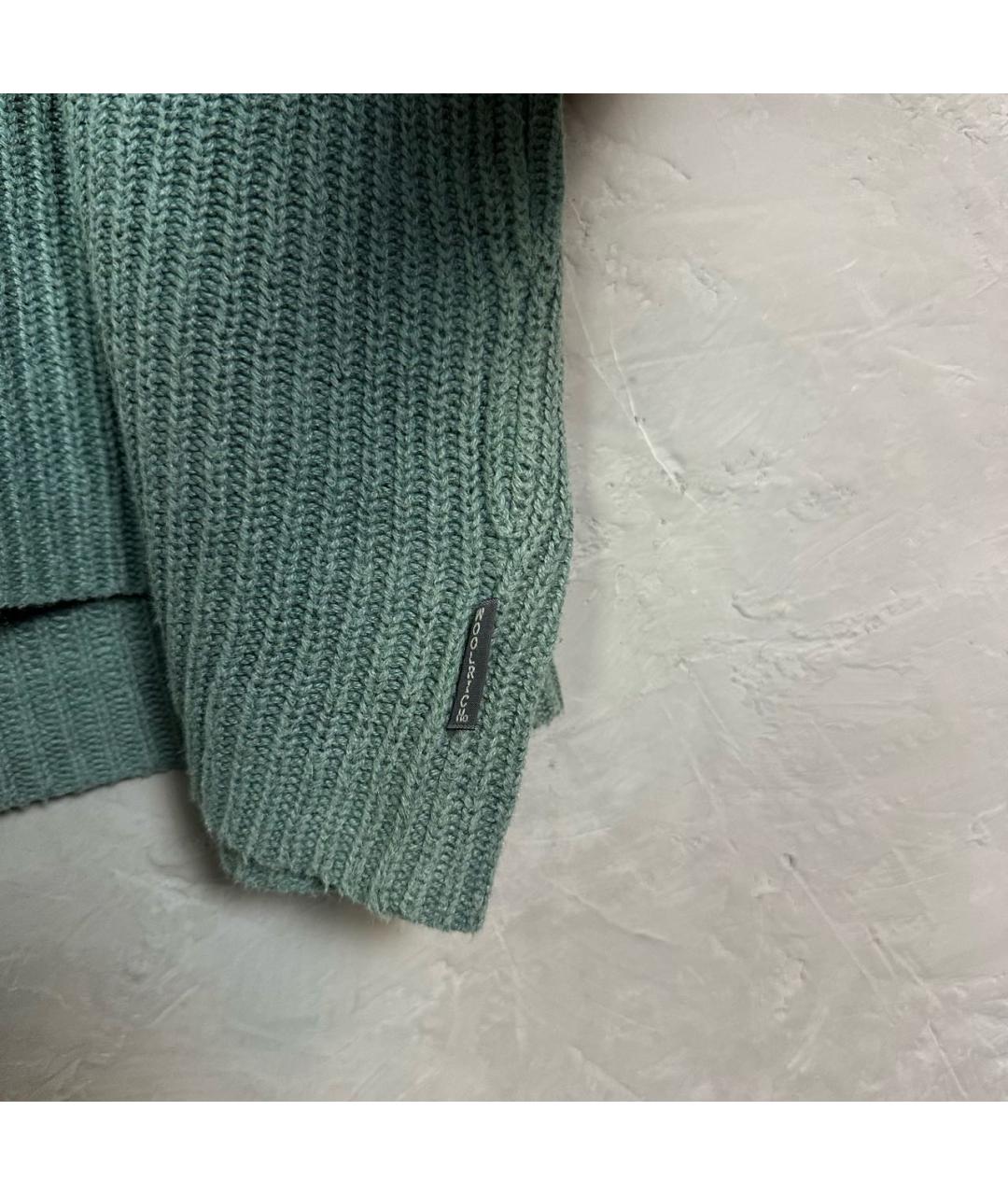WOOLRICH Зеленый хлопковый джемпер / свитер, фото 3