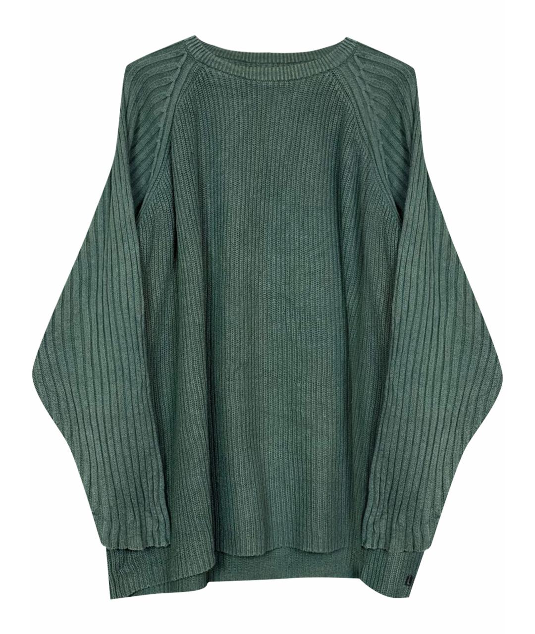 WOOLRICH Зеленый хлопковый джемпер / свитер, фото 1