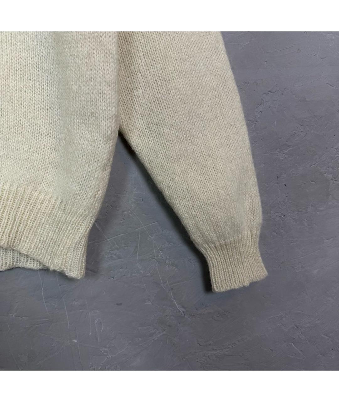 WOOLRICH Белый шерстяной джемпер / свитер, фото 7
