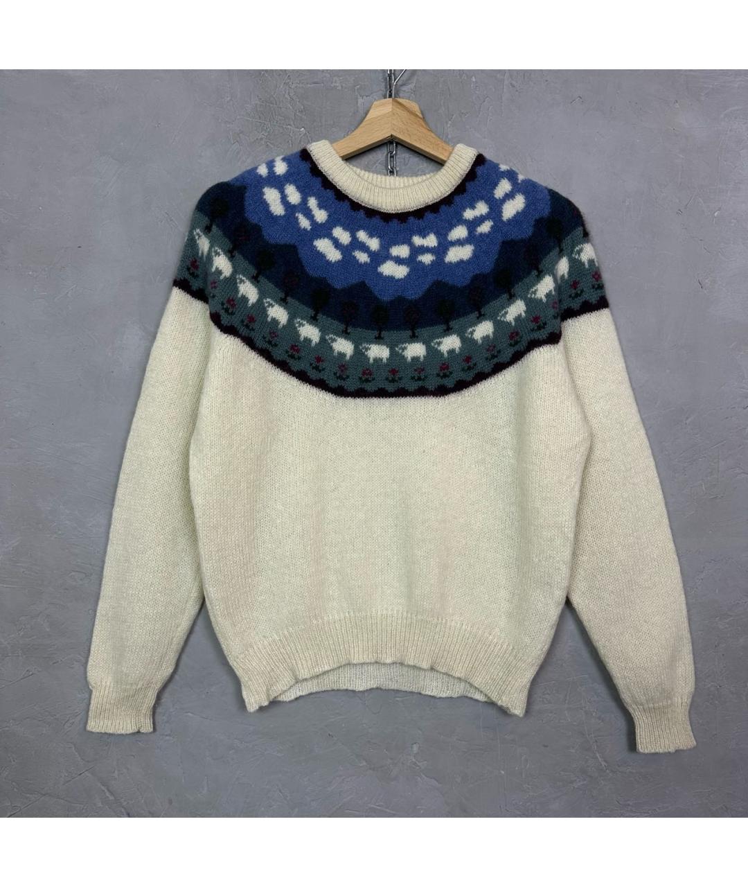 WOOLRICH Белый шерстяной джемпер / свитер, фото 2