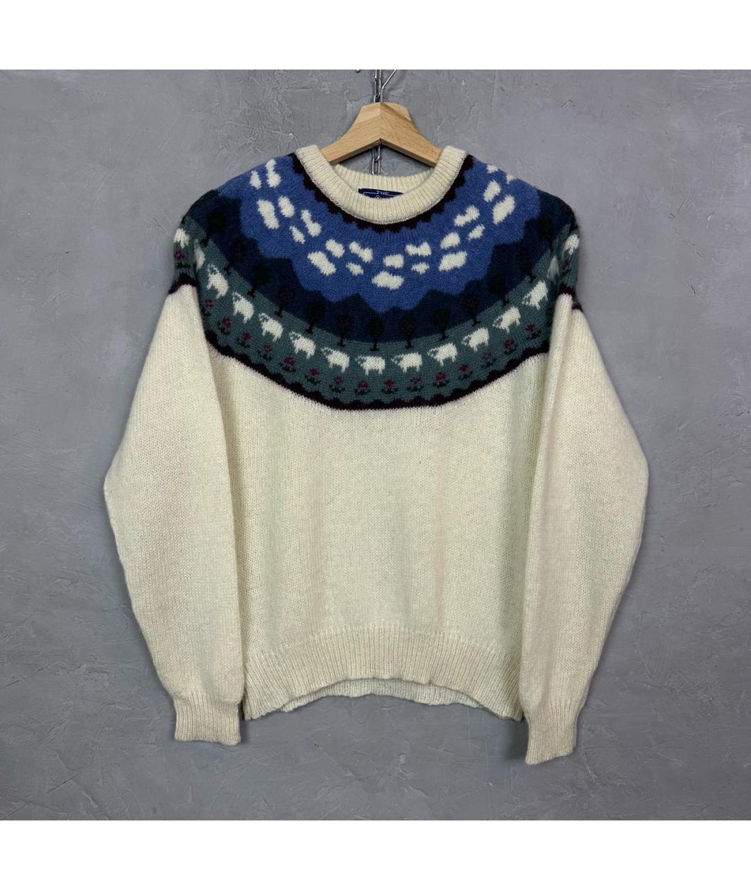 WOOLRICH Белый шерстяной джемпер / свитер, фото 9