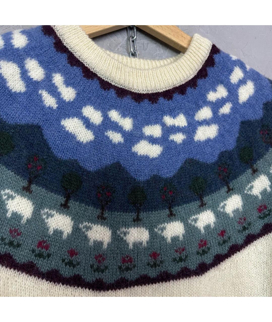 WOOLRICH Белый шерстяной джемпер / свитер, фото 4