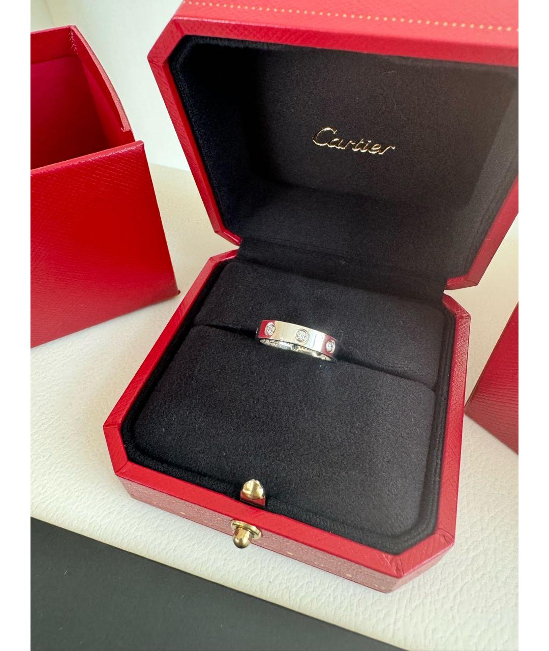 CARTIER Серебряное кольцо из белого золота, фото 6