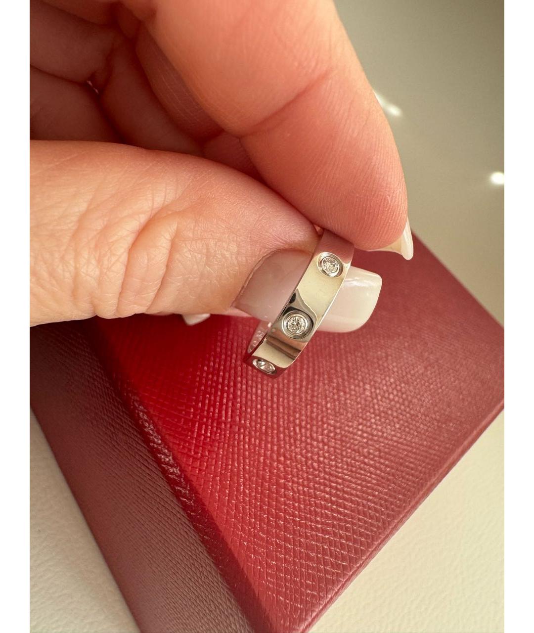CARTIER Серебряное кольцо из белого золота, фото 3